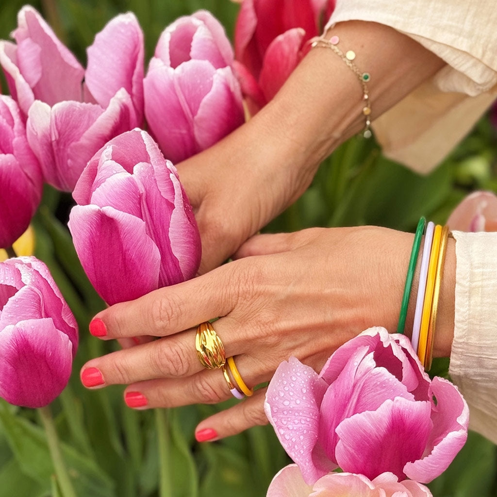 LULU Copenhagen Color Bangle Bracelets Sunflower
