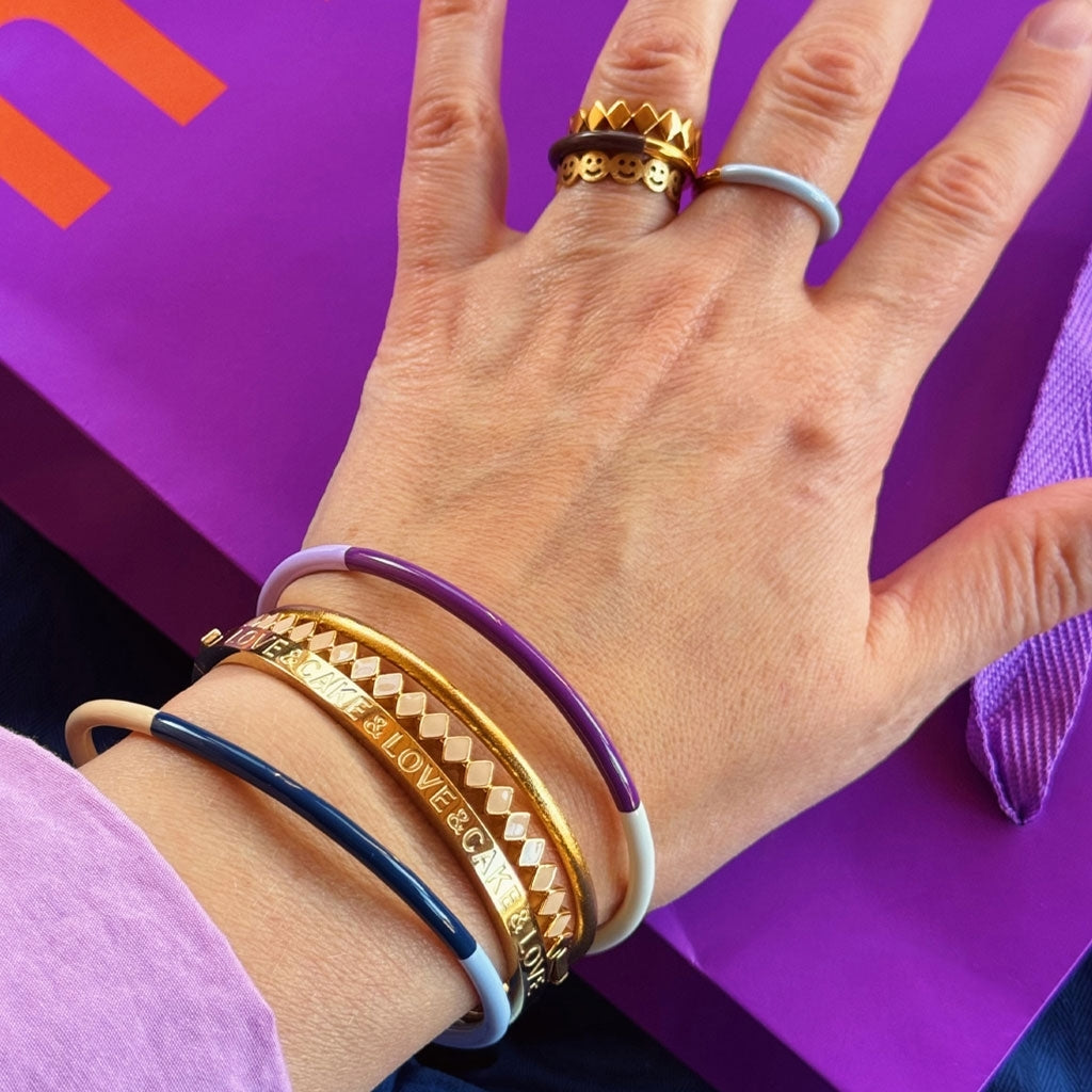 LULU Copenhagen Color Bangle Quatro Bracelets Autumn Kiss