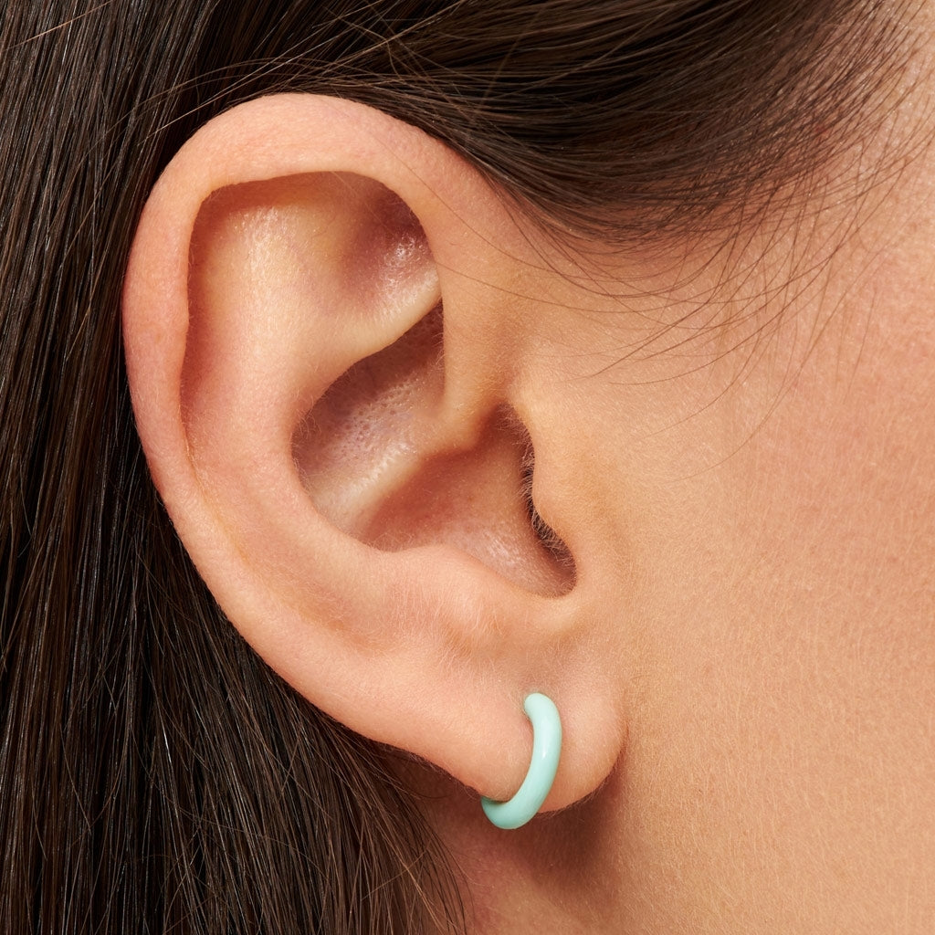 LULU Copenhagen Color Hoop 1 pcs Hoops Mint