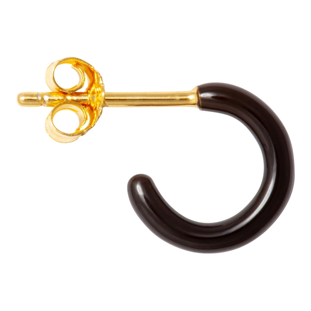 LULU Copenhagen Color Hoop 1 pièce Hoops Black