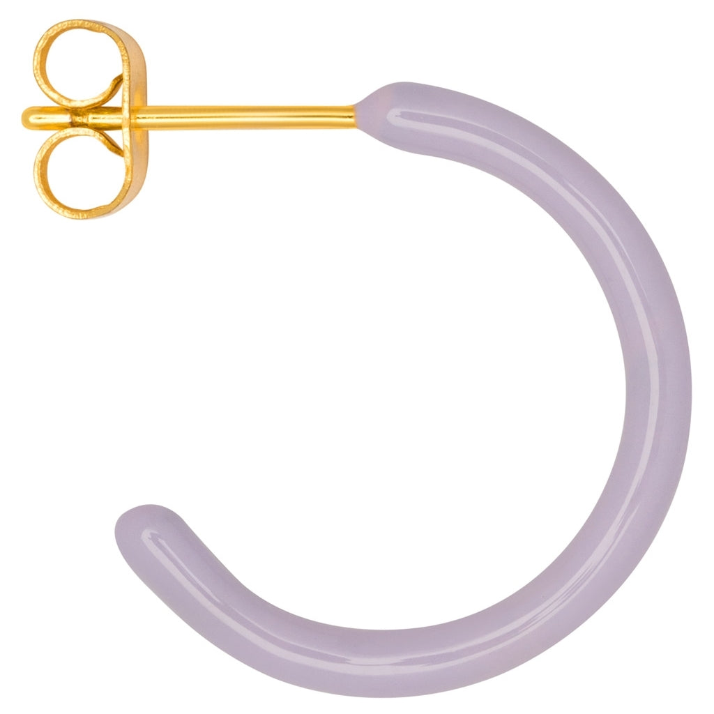 LULU Copenhagen Color Hoops Medium paires Hoops Purple