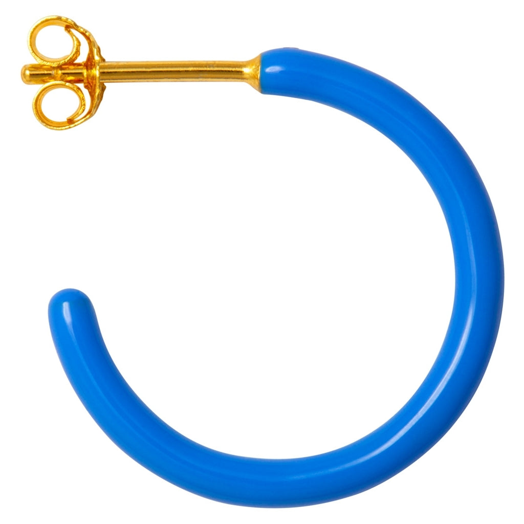 LULU Copenhagen Color Hoops Medium paires Hoops Blue