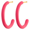 Color Hoops Medium paires - Pink