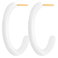 Color Hoops Medium paires - White