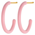 Color Hoops Medium paires - Light pink