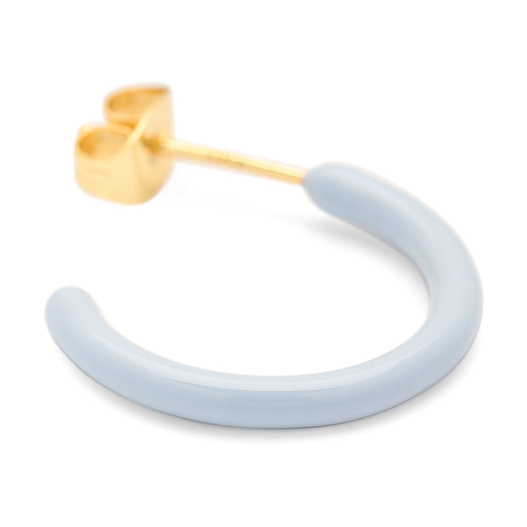 LULU Copenhagen Color Hoops Medium paires Hoops Skyride Blue