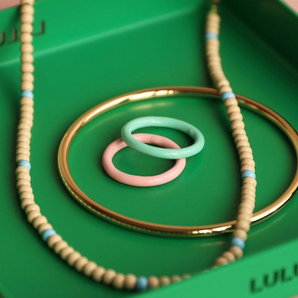 LULU Copenhagen Color Ring Rings Mint