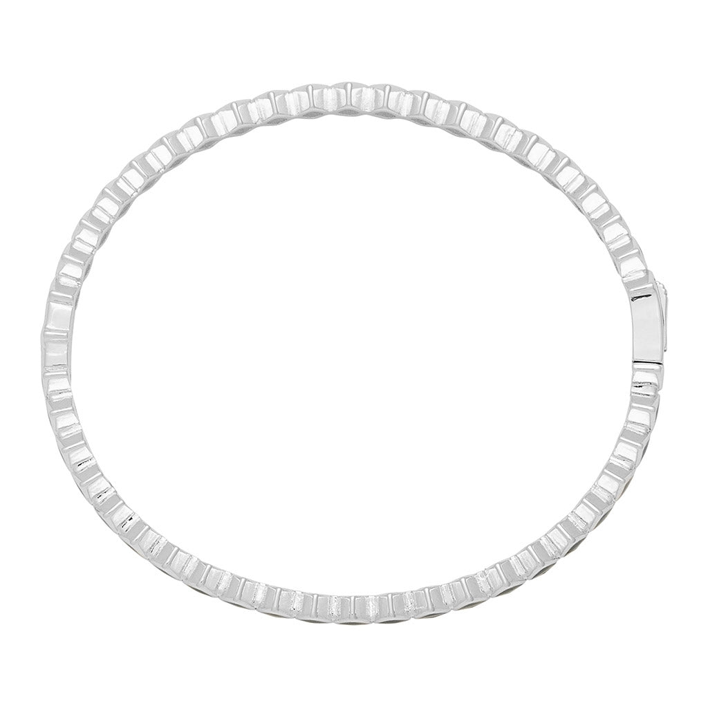 LULU Copenhagen Confetti Bangle - Plaqué argent Bracelets North Sea Green