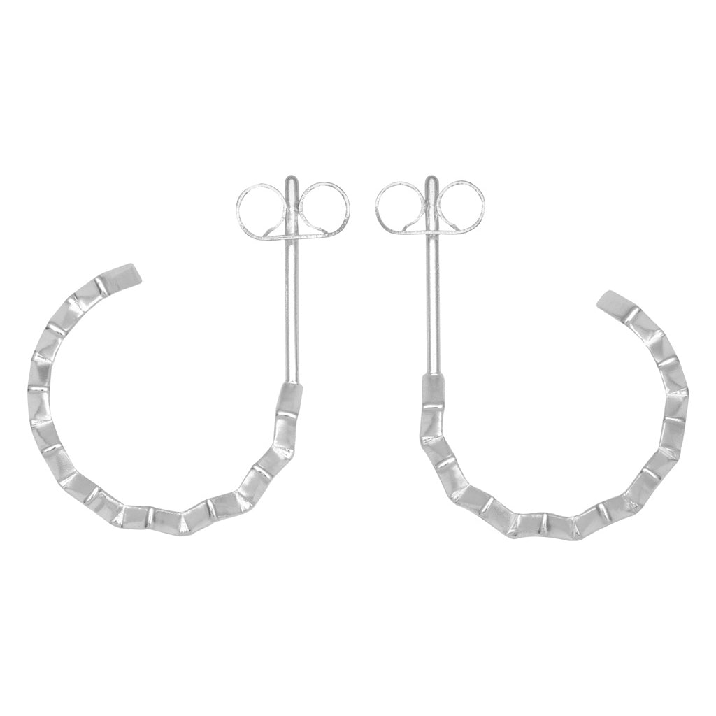 LULU Copenhagen Confetti Hoops Pair plaqué argent Hoops Light pink