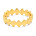 Confetti Ring en argent plaqué or - Gold Plated