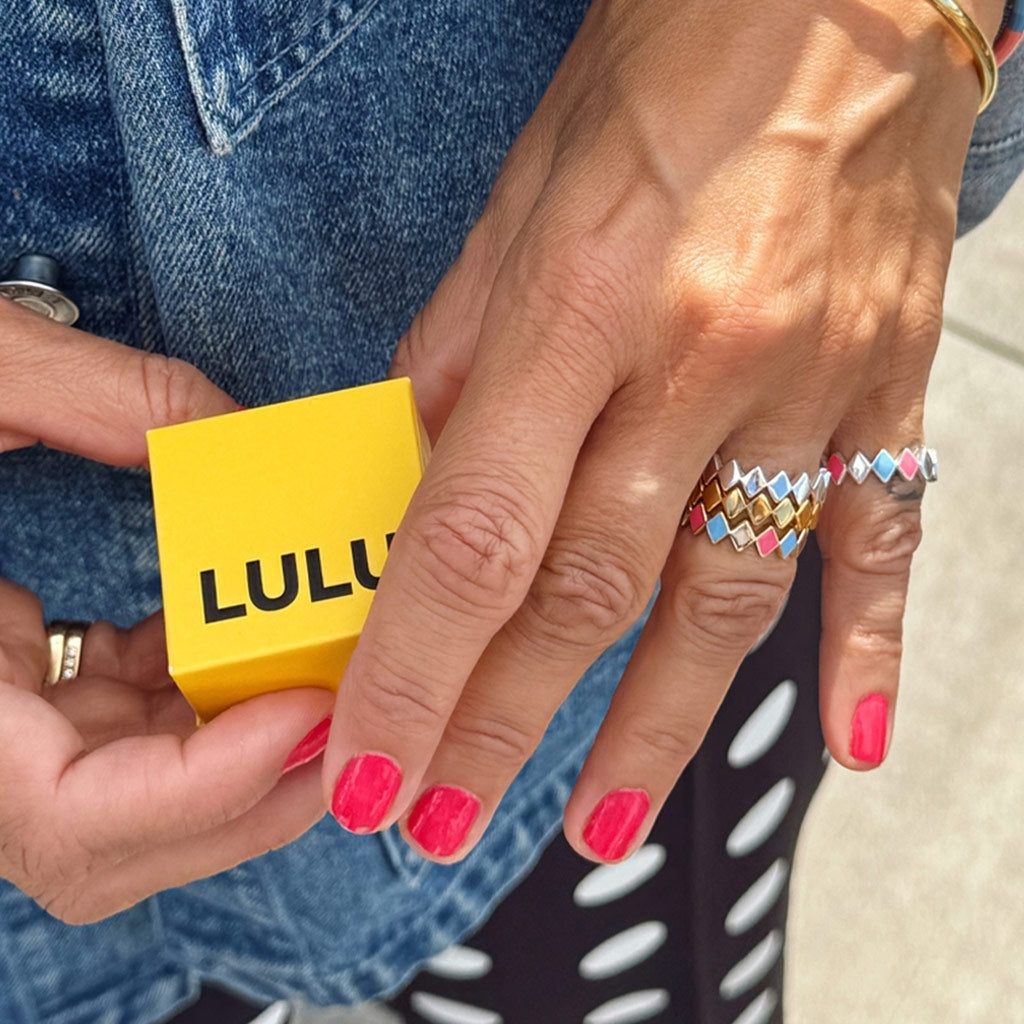 LULU Copenhagen Confetti Ring plaqué or Rings Gloaming