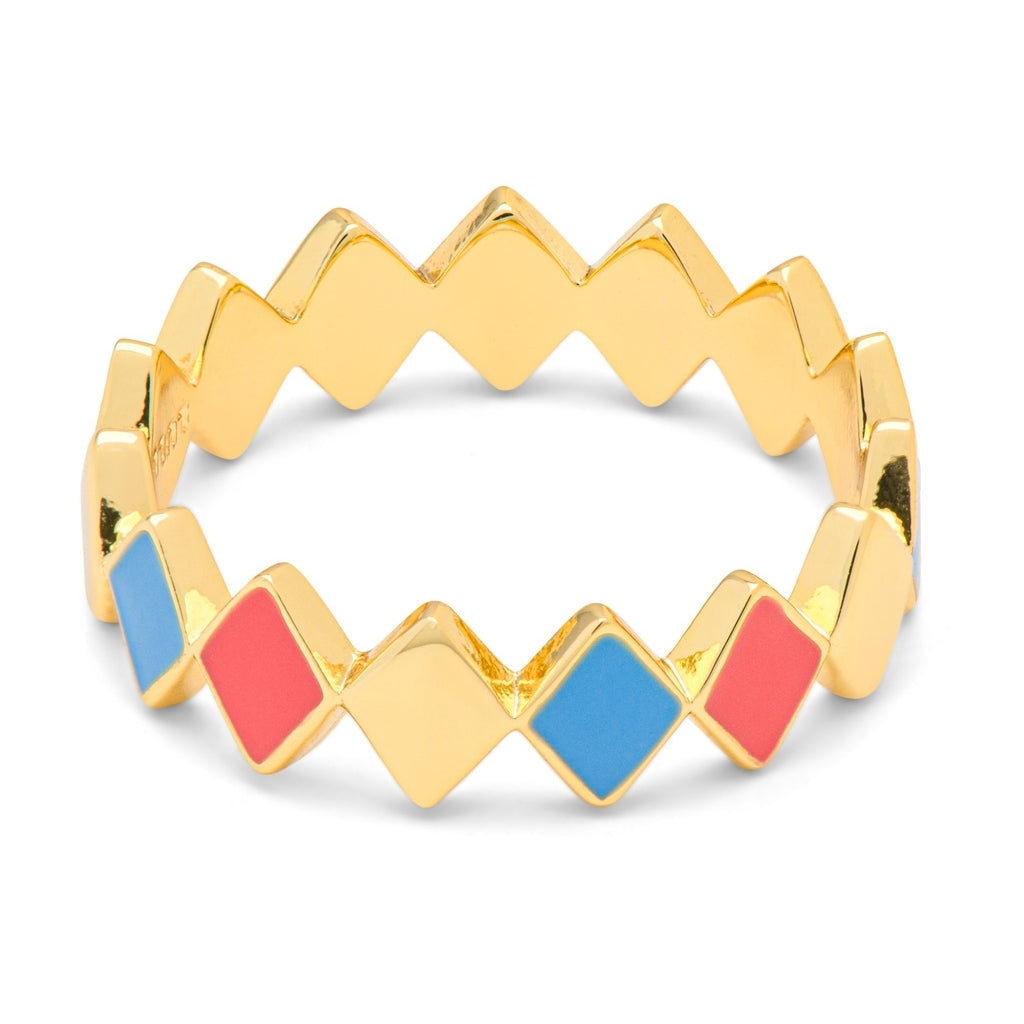 LULU Copenhagen Confetti Ring plaqué or Rings Gloaming