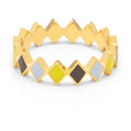 Confetti Ring plaqué or - Poetry