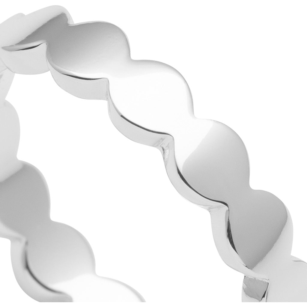 LULU Copenhagen Connected Circles Anneau - Plaqué Rings Silver