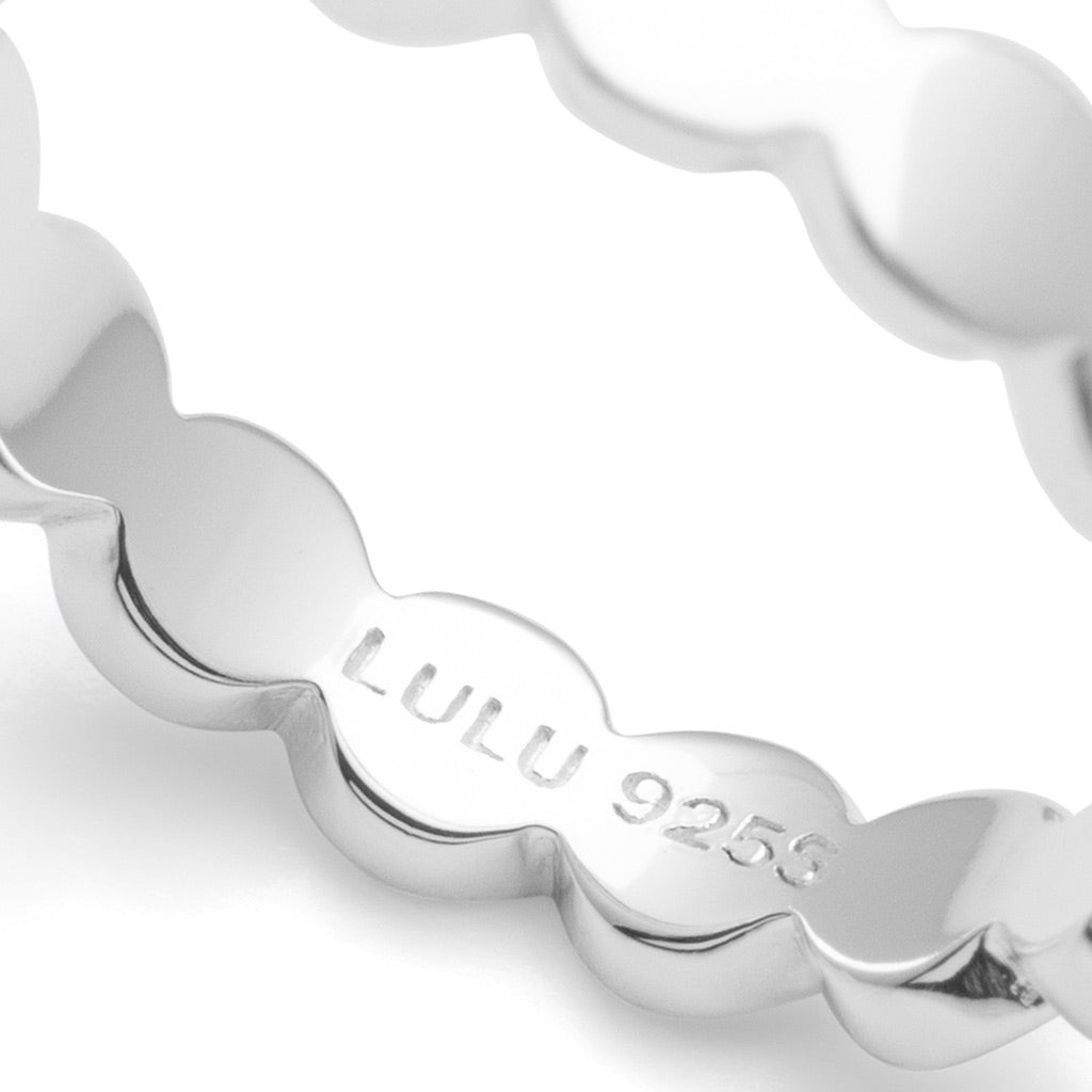 LULU Copenhagen Connected Circles Anneau - Plaqué Rings Silver