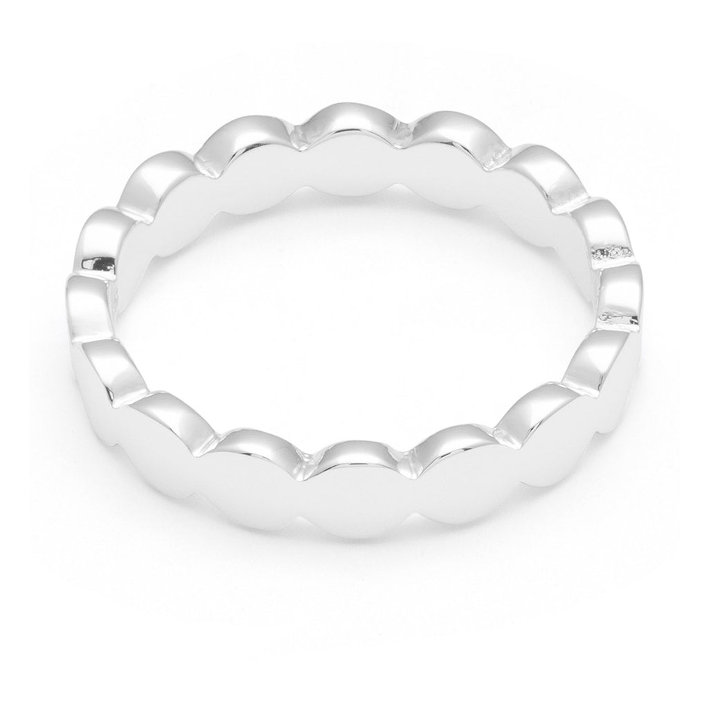 LULU Copenhagen Connected Circles Anneau - Plaqué Rings Silver