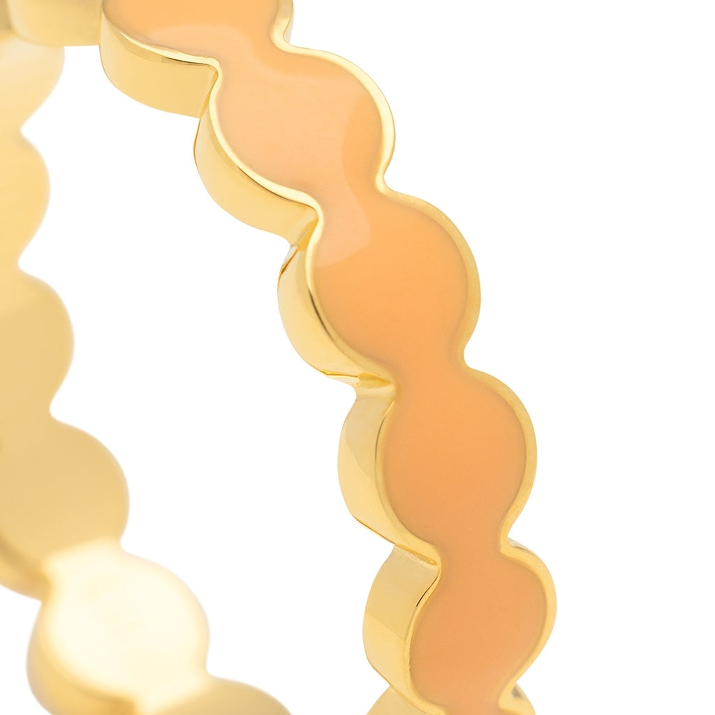 LULU Copenhagen Connected Circles bague Rings Marigold