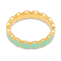Connected Circles bague - Seasalt Green