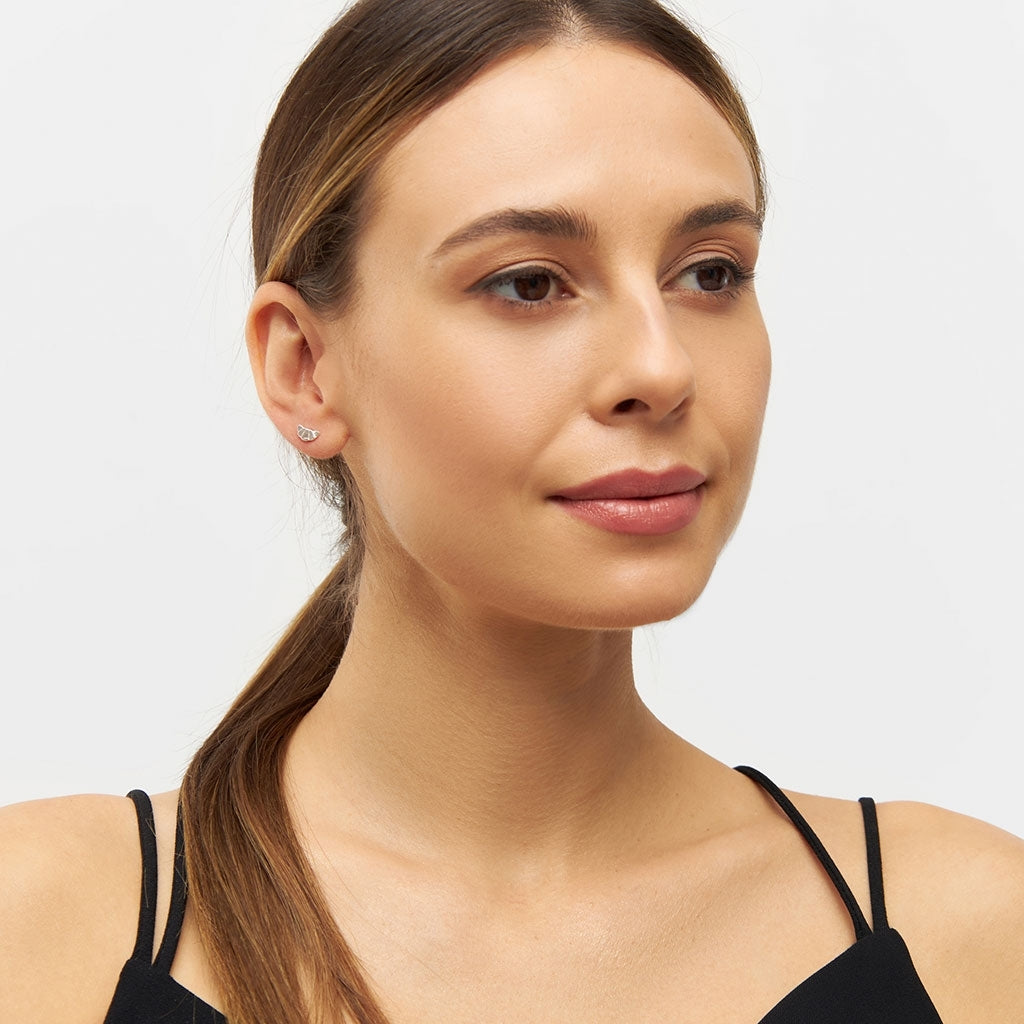 LULU Copenhagen Croissant boucle d'oreille 1 pièce Ear stud, 1 pcs Silver Plated