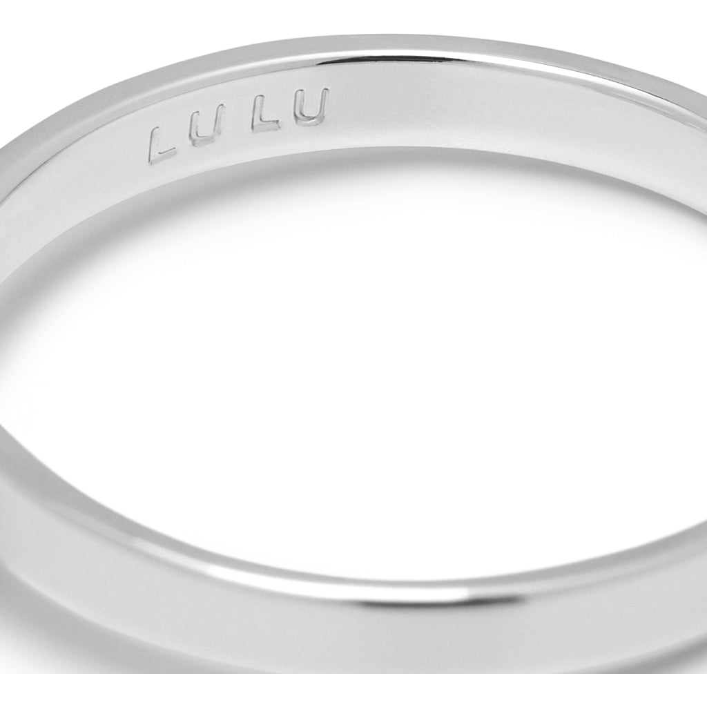 LULU Copenhagen Diamond Ring Large argent Rings Light Green