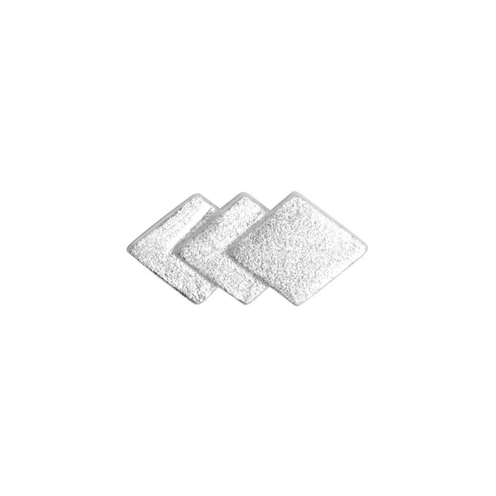 LULU Copenhagen Domino 3 boucle d'oreille 1 pièce Ear stud, 1 pcs Silver