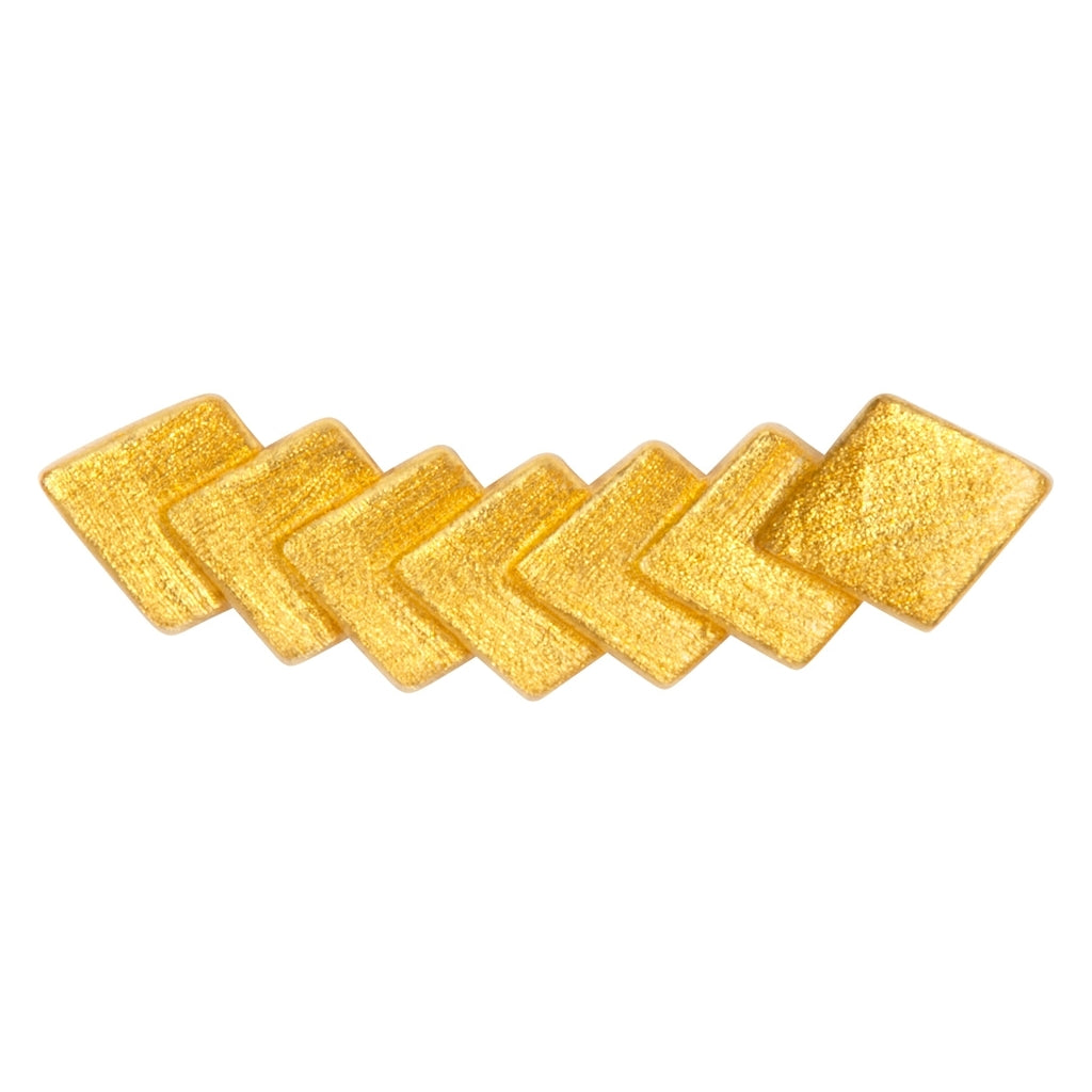 LULU Copenhagen Domino 7 boucle d'oreille 1 pièce Ear stud, 1 pcs Gold Plated