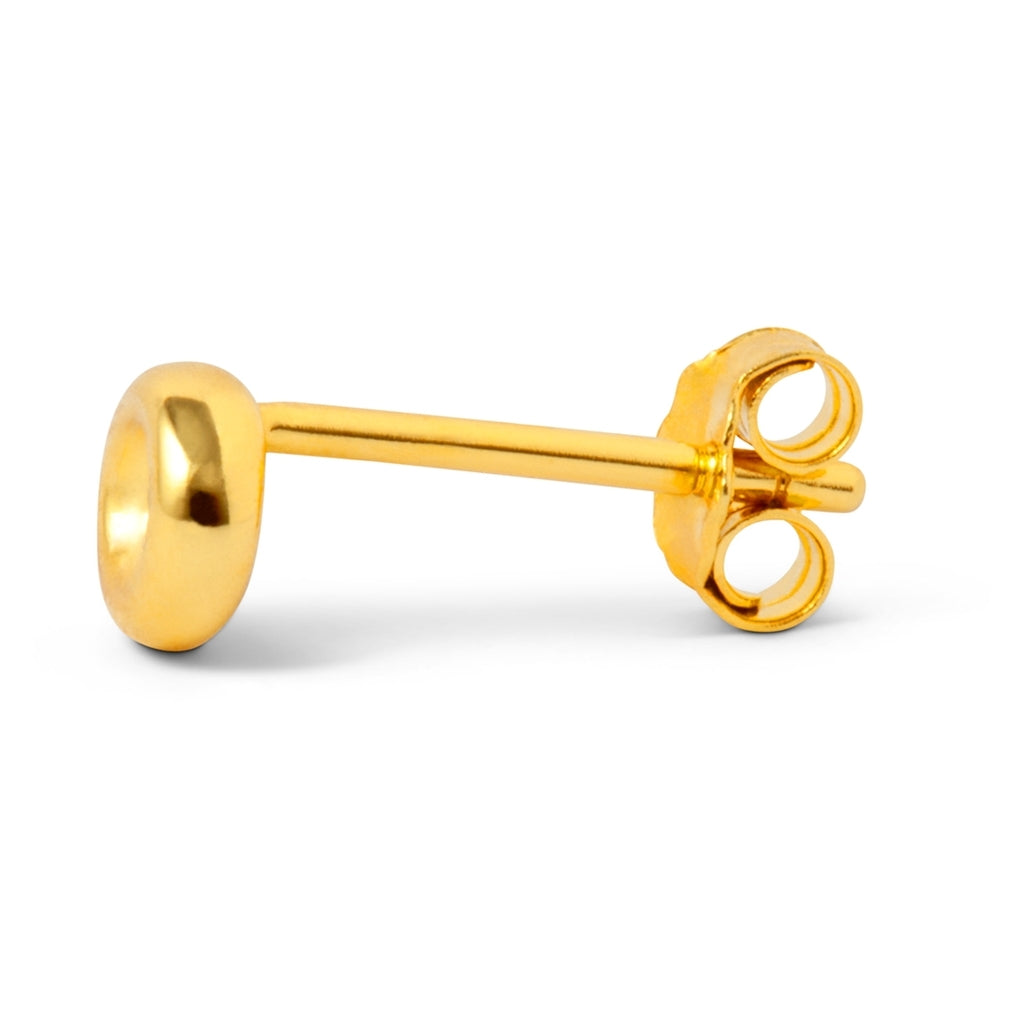 LULU Copenhagen Donut boucle d'oreille 1 pièce Ear stud, 1 pcs Gold Plated