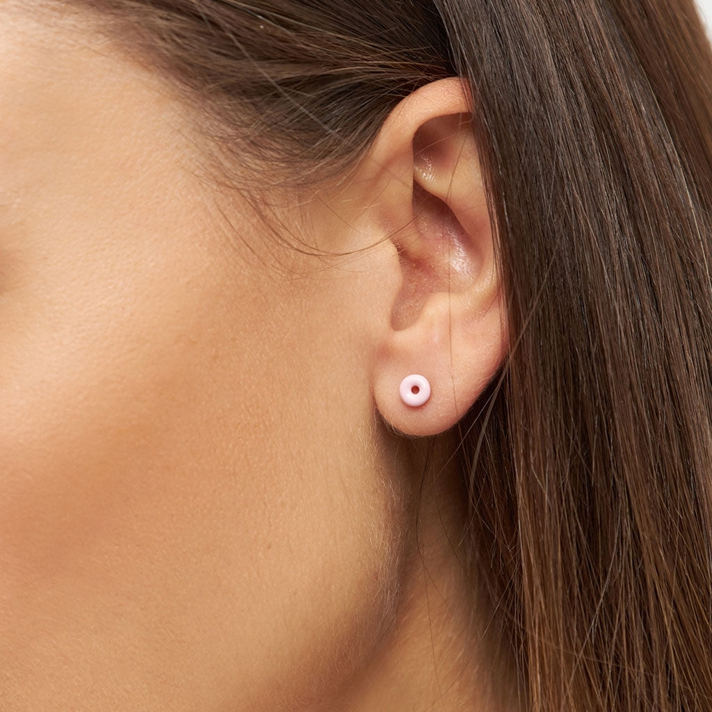 LULU Copenhagen Donut boucle d'oreille 1 pièce Ear stud, 1 pcs Light pink