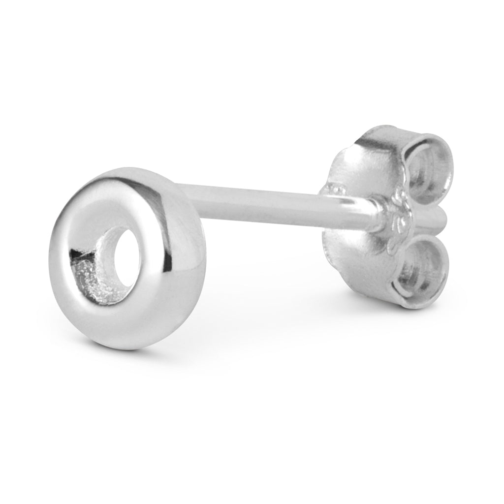 LULU Copenhagen Donut boucle d'oreille 1 pièce Ear stud, 1 pcs Silver