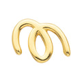 Doodle boucle d'oreille 1 pièce - Gold Plated