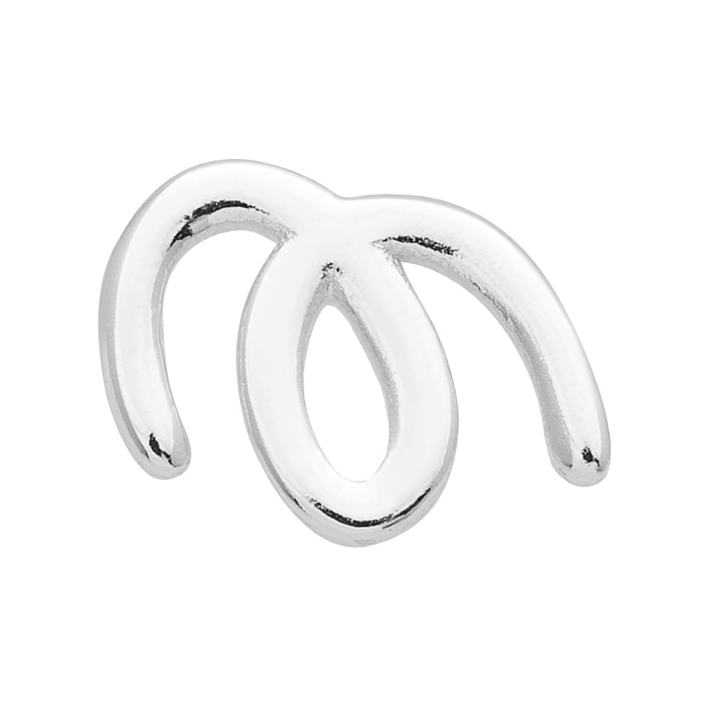 LULU Copenhagen Doodle boucle d'oreille 1 pièce Ear stud, 1 pcs Silver