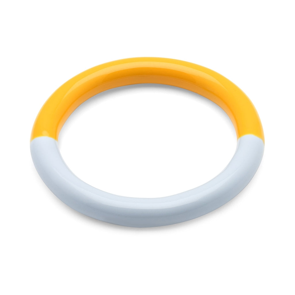 LULU Copenhagen Double Color Ring Rings Skyride Blue/Sunflower