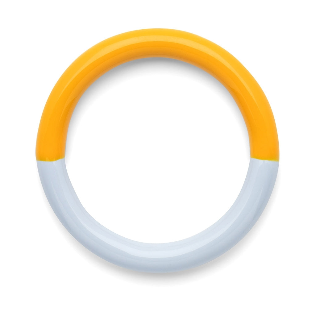 LULU Copenhagen Double Color Ring Rings Skyride Blue/Sunflower