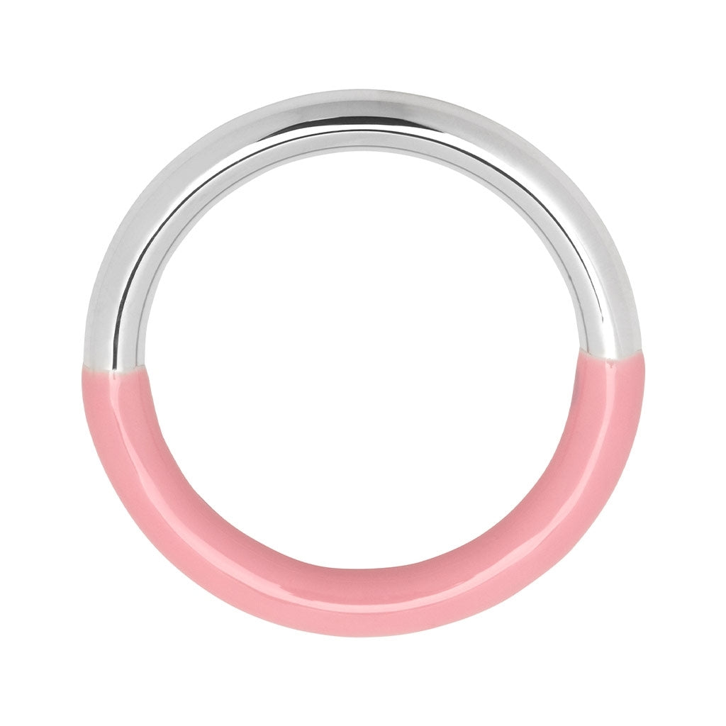 LULU Copenhagen Double Color Ring argent Rings Silver/Light Pink