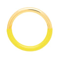 Double Color Ring plaqué or - Wild Lime