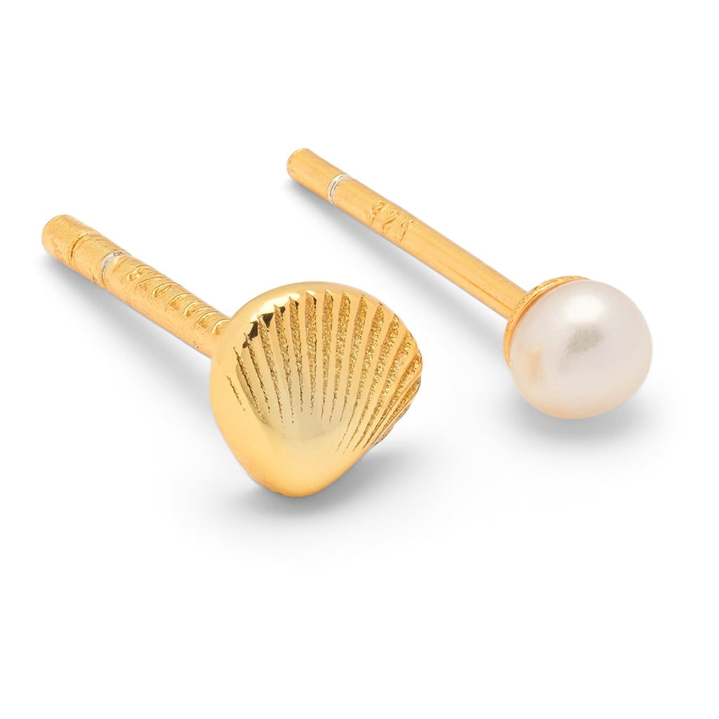 LULU Copenhagen Family Sea boucle d'oreille paires Earrings, pairs Gold Plated