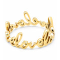 For My Love Anneau - Gold Plated