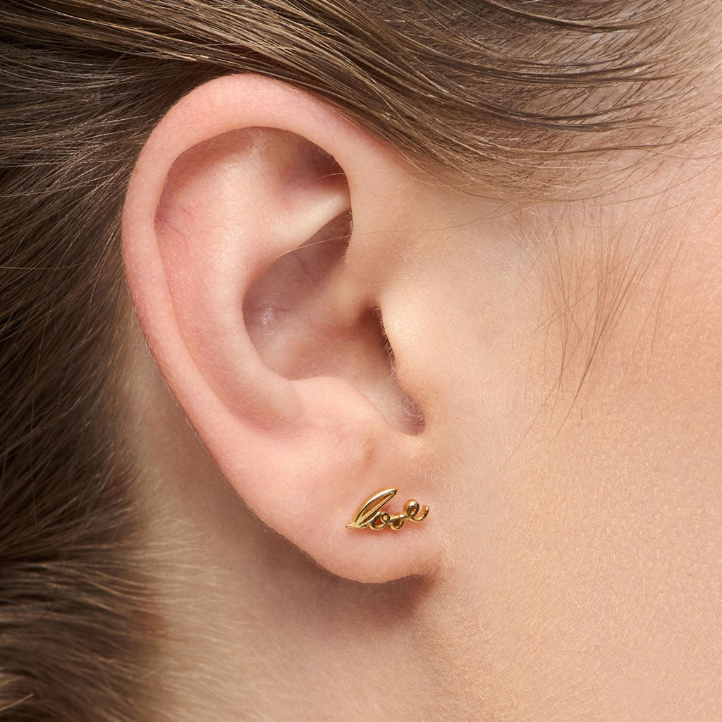 LULU Copenhagen For My Love d'oreille 1 pièce Ear stud, 1 pcs Gold Plated