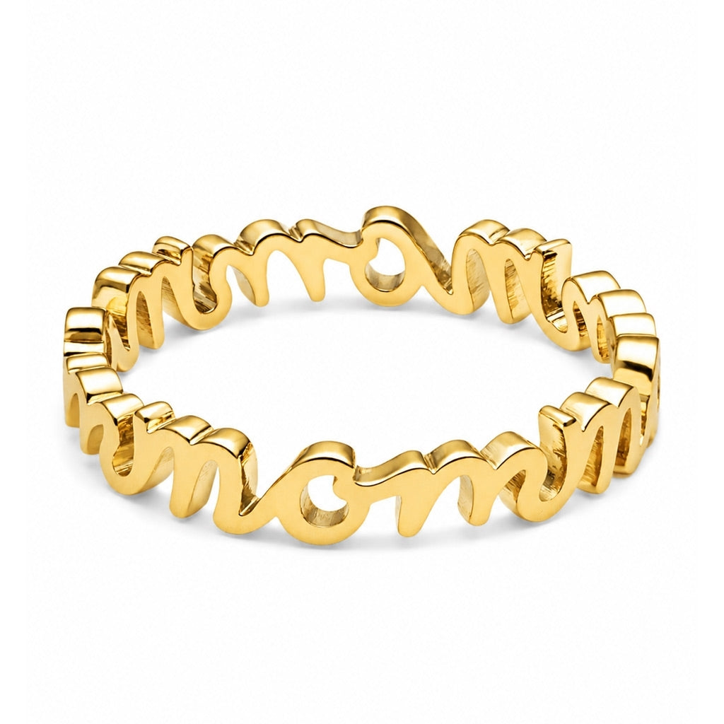 LULU Copenhagen For My Mom Anneau Rings Gold Plated