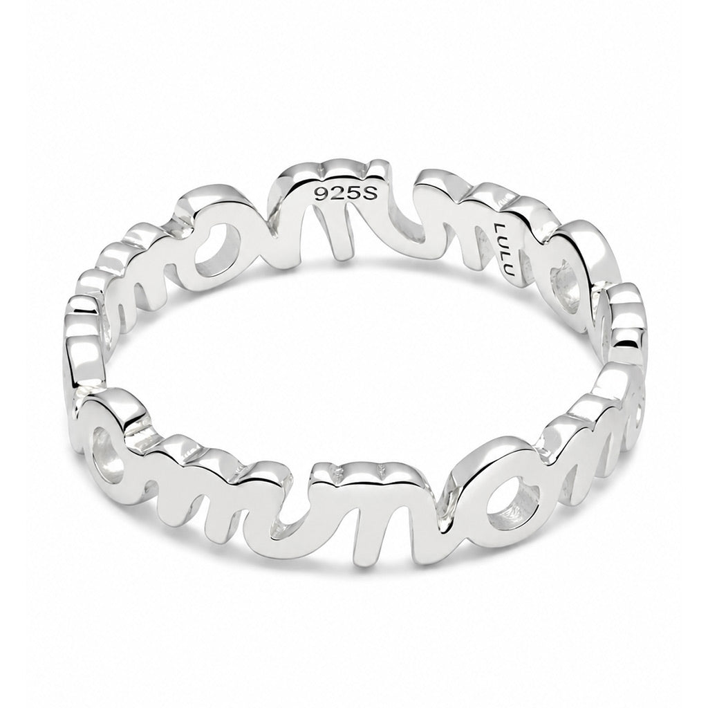 LULU Copenhagen For My Mom Anneau Rings Silver