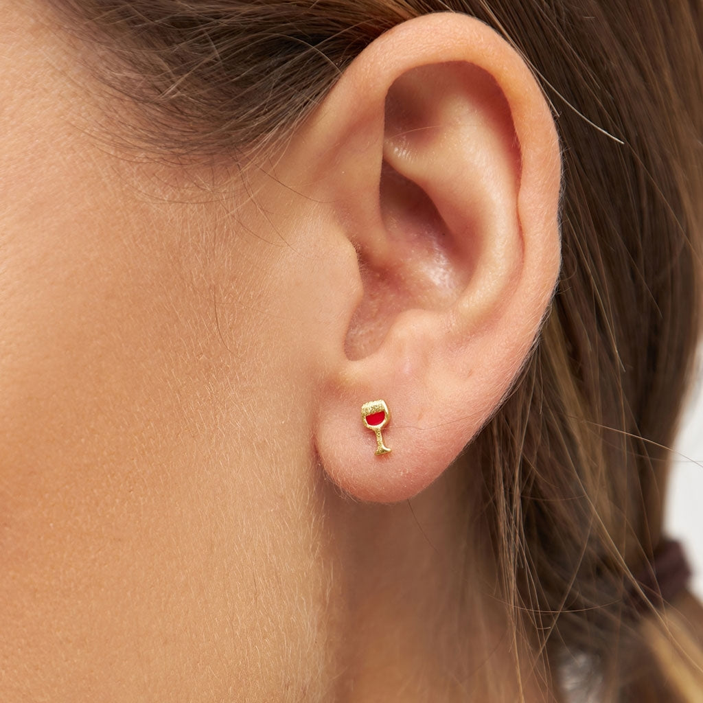 LULU Copenhagen Friday boucle d'oreille 1 pièce Ear stud, 1 pcs Gold Plated