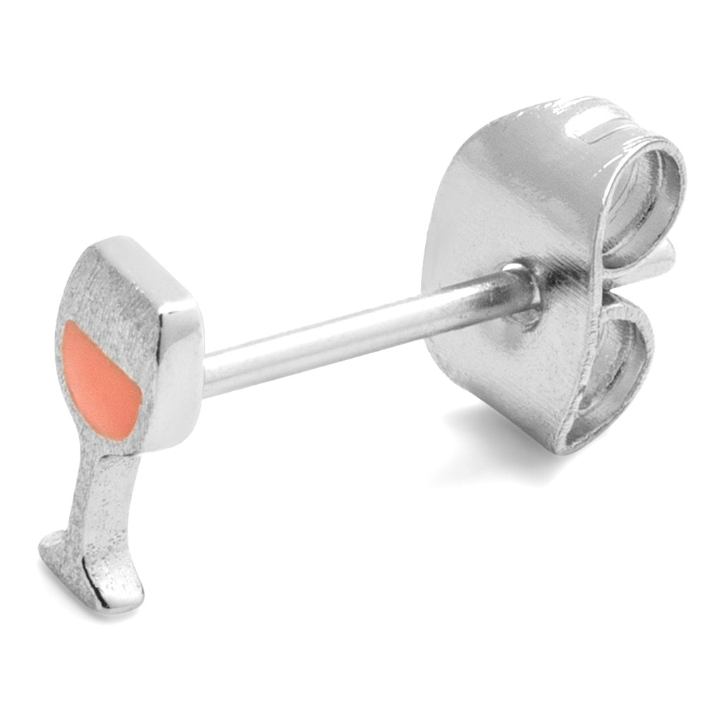 LULU Copenhagen Friday Rosé boucle d'oreille 1 pièce Ear stud, 1 pcs Silver Plated
