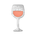 Friday Rosé boucle d'oreille 1 pièce - Silver Plated