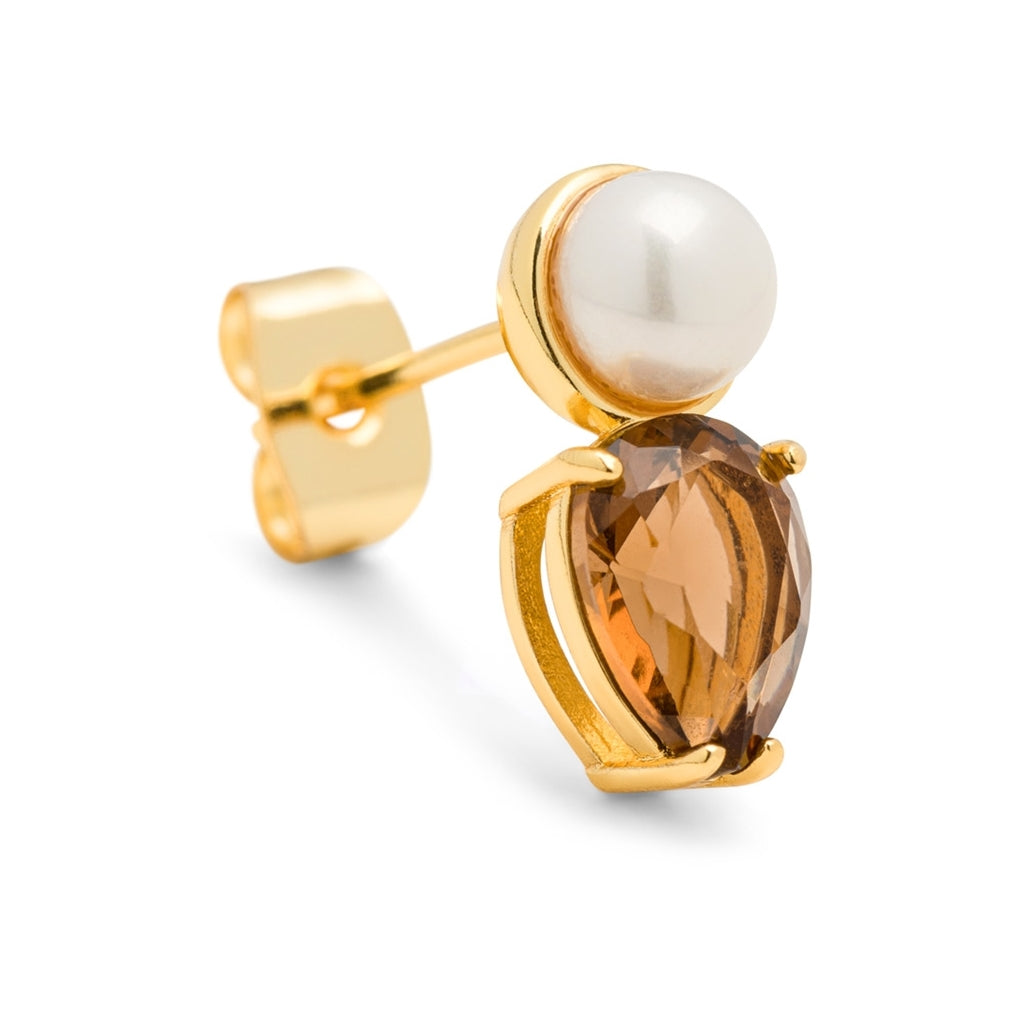 LULU Copenhagen Gala The Drop boucle d'oreille 1 pièce Ear stud, 1 pcs Gold Plated