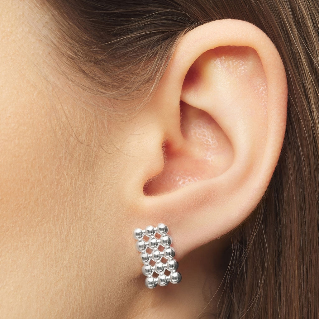 LULU Copenhagen Glamour d'oreille 1 pièce Ear stud, 1 pcs Silver Plated
