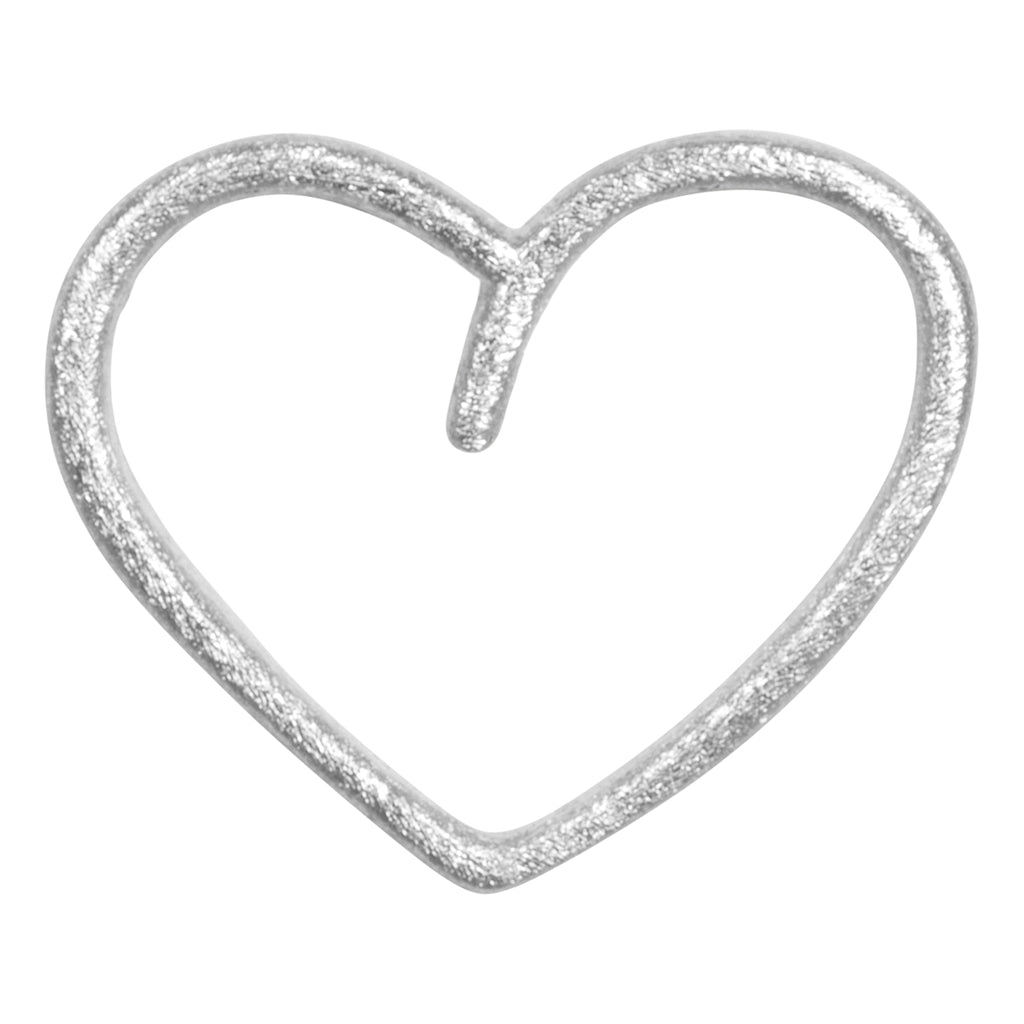 LULU Copenhagen Happy Heart boucle d'oreille 1 pièce Ear stud, 1 pcs Silver Plated