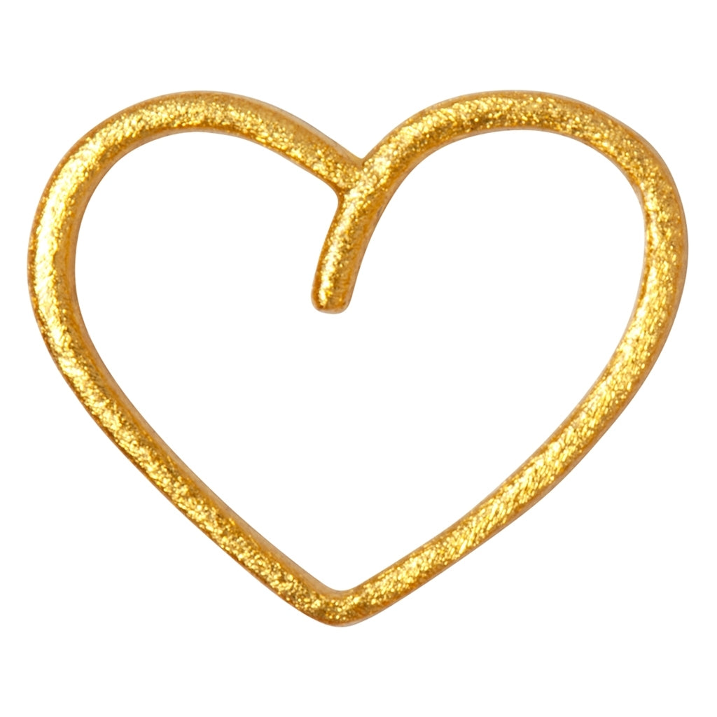 LULU Copenhagen Happy Heart boucle d'oreille 1 pièce Ear stud, 1 pcs Gold Plated