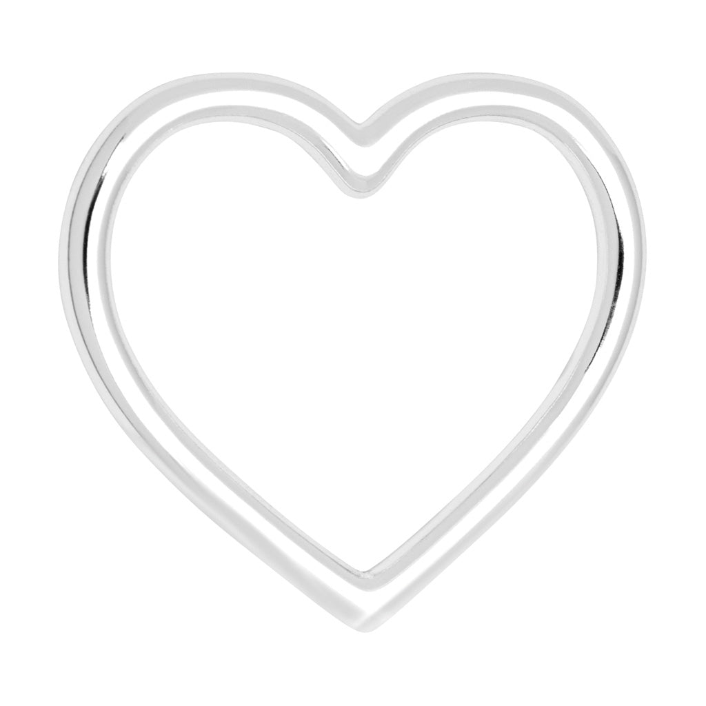 LULU Copenhagen Heart Ring plaqué argent Rings Silver Plated