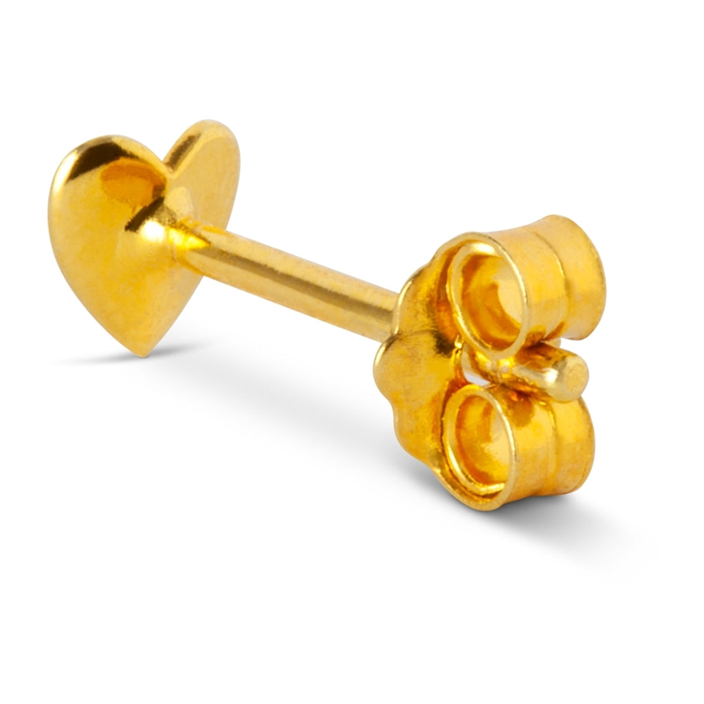 LULU Copenhagen Heart Wings boucle d'oreille 1 pièce Ear stud, 1 pcs Gold Plated