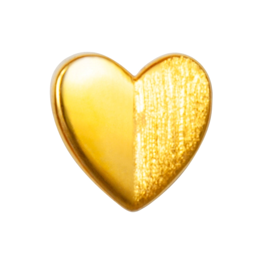 LULU Copenhagen Heart Wings boucle d'oreille 1 pièce Ear stud, 1 pcs Gold Plated